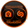 Icon of program: Flat Black and Orange Ico…