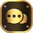 Icon of program: Luxury Golden SMS - Defau…