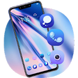 Icono de programa: Blue purple colorful them…