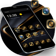 Icono del programa: Golden Black Theme for Hu…