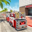 Fire Tuck Game Rescue Sim 3D icon