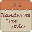 Handwrite Font Style Free icon