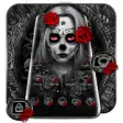 Icon of program: Black Red Rose Lady Skull…