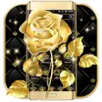 Icon of program: Gold Rose Flower Theme