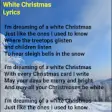 Icon of program: White Christmas Lyrics