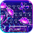 Icon of program: Purple Neon Flowers Keybo…