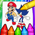 Icon of program: coloring book for sonic