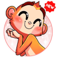 Icon of program: New Funny Monkey Stickers…