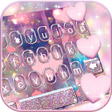 Icon of program: Rose Gold Heart Keyboard …