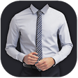Men Shirt With Tie Suit Photo Editor icon