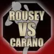 Icon of program: Rousey VS Carano for the …