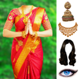 Icono de programa: Women Saree  Photo Suit :…