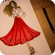 Icon of program: Learn to Draw Dresses