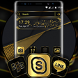 Icon of program: Gold Black Launcher Theme