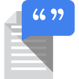 Icono de programa: Google text to speech