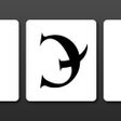 Enochian language keyboard icon