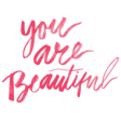 Icon of program: Beauty Love Quote Sticker…