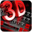 Icon of program: 3D Black Red Keyboard The…