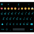 Icon of program: Flat BlackBlue Emoji Keyb…