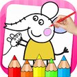 Icono de programa: pepa Coloring Book Pig Dr…