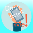 Don't Forget Me! Alert to never forget your phone icon