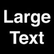 Large Text icon
