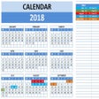 Icono de programa: 2018 Calendar Template fo…