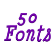 Icon of program: Fonts for FlipFont 50 #5