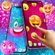 Icon of program: Emoji glitter live wallpa…