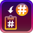 Icon of program: copy hashtags for instagr…