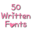 Icon of program: Fonts for FlipFont 50 Wri…