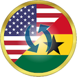 Icono de programa: US Dollar to Ghanaian Ced…