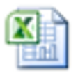 Blue Excel icon