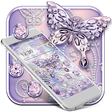 Pearl Diamond Butterfly Theme icon