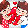 Icono de programa: Couple Love Stickers for …