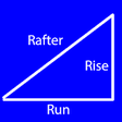 Icon of program: Rafter Length Calculator