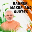 Icon of program: Banner Maker & Modi Quote…