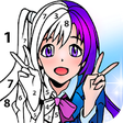 Icono de programa: Anime Color by Number - A…