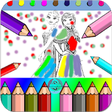 Icono de programa: Elsa And Anna Coloring