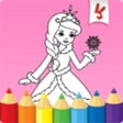Icon of program: Princess coloring book ga…
