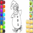 Icon of program: Snowman Game : Coloring B…
