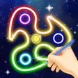 Icon of program: Glow Spinner: Finger Draw…
