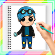 Icon of program: How to Draw Famous Youtub…