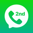 Icono de programa: 2nd Line: Second Phone Nu…