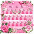 Icon of program: Pink Rose Flowers Keyboar…