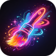 Icono de programa: Spark Paint - Neon Art