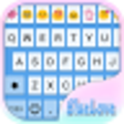 Icono de programa: Simple Blue Love EmojiKey…
