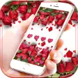 Icon of program: Red Rose live wallpaper T…