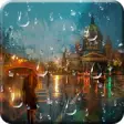 Icon of program: City Rain Live Wallpaper …
