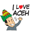 Icon of program: I love Aceh Stickers for …